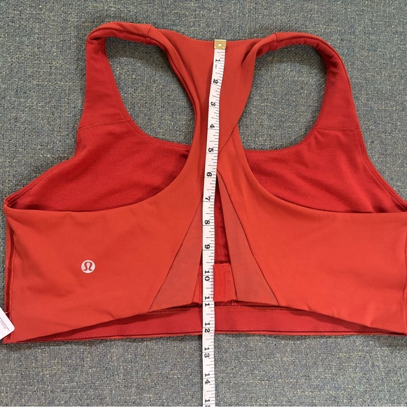 NWT- Lululemon Invigorate Bra High Support size 14 - burnt orange color - Picture 2 of 4
